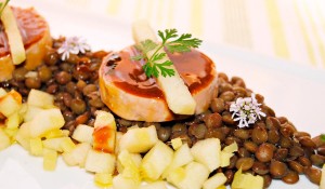 Lentejas con Foie Gras
