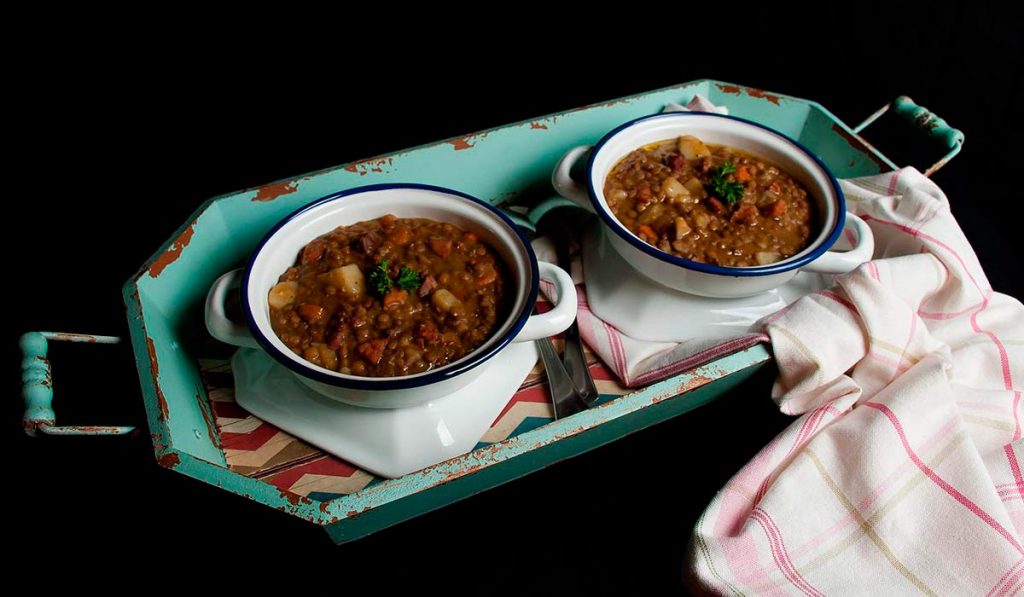 Lentejas guisadas con patatas