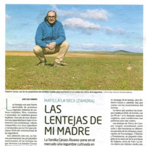 Las lentejas de mi madre