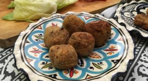 Falafel de lentejas y zanahorias